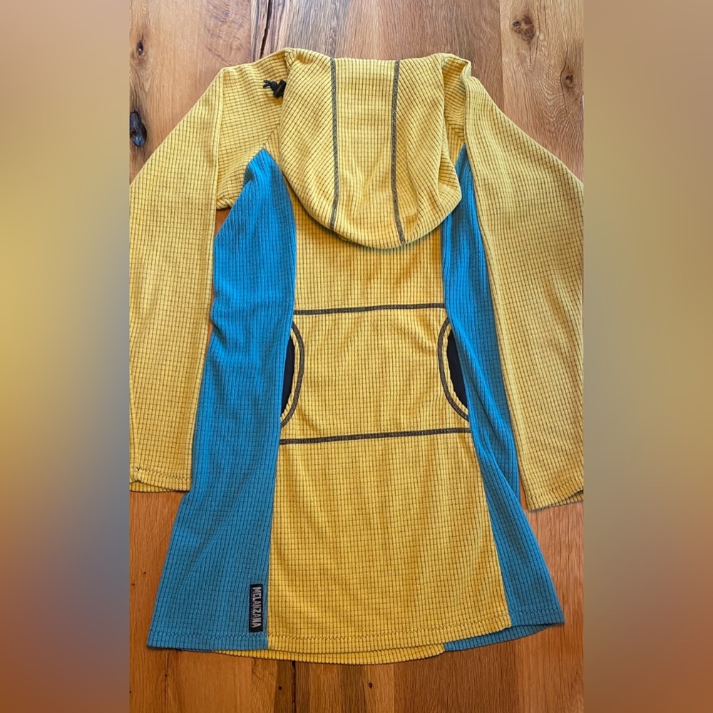 Melazana women’s blue and yellow, XS dress